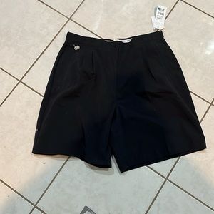 Ladies black golf shorts
